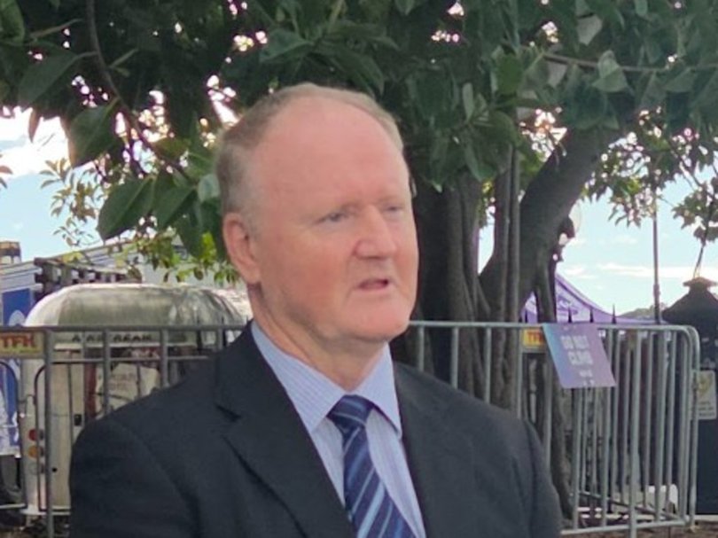 Superintendent Chris McKenna praised Mr Blessing’s ‘impressive’ efforts. Picture: Jack Nivison / NewsWire