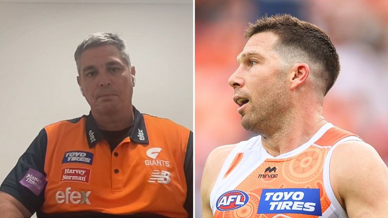GWS Giants coach Adam Kingsley says he is unsure if Toby Greene will be with his club next year.