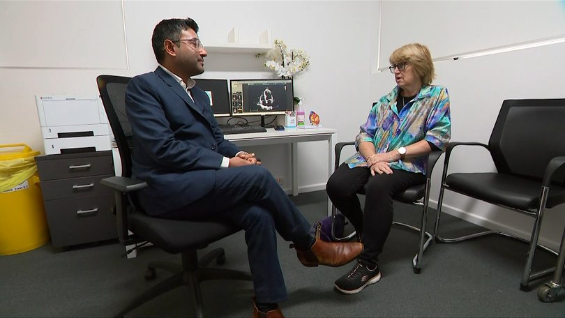 Cardiologist Dr Jithin Sajeev and GP Dr Coleen Wood.