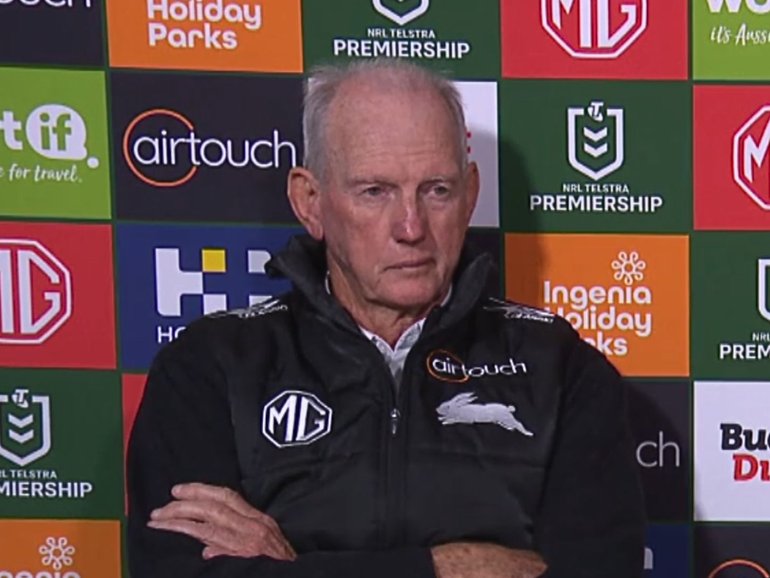 Bunnies coach Wayne Bennett is furious with the bunker after his team’s loss to Manly.