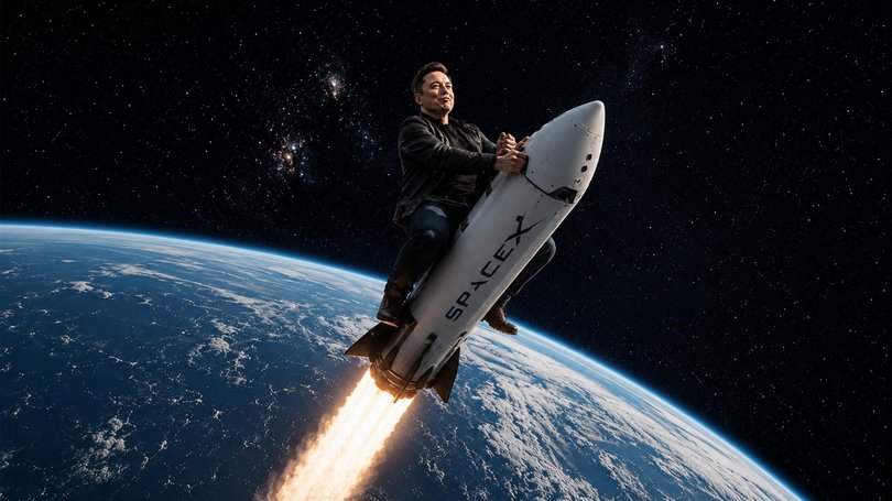 Elon Musk hired 23 banks and brokerage to sell SpaceX shares to investors.