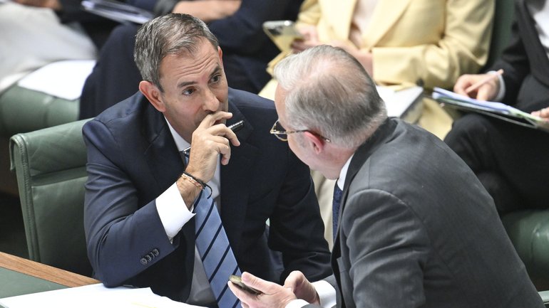 It’s been a week shy of a month since the Budget was handed down and it’s still among the top political stories every day. Pictured: Jim Chalmers and Anthony Albanese.