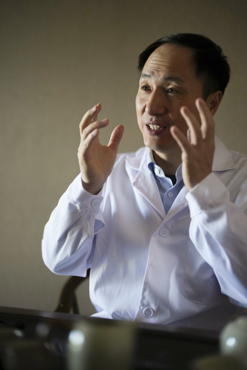 He Jiankui, a DNA scientist who spent three years in jail after creating genetically edited babies, at his home in Beijing.