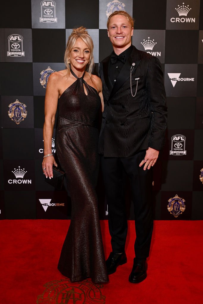 Cody Weightman with his mum, Nicole, in 2024.