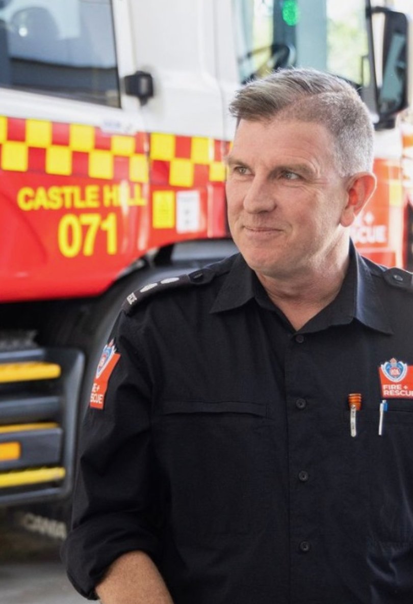 Firefighter Brett Johnson was incident controller at the aged care emergency.