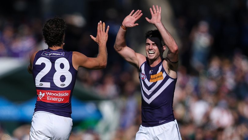 Andrew Brayshaw celebrates