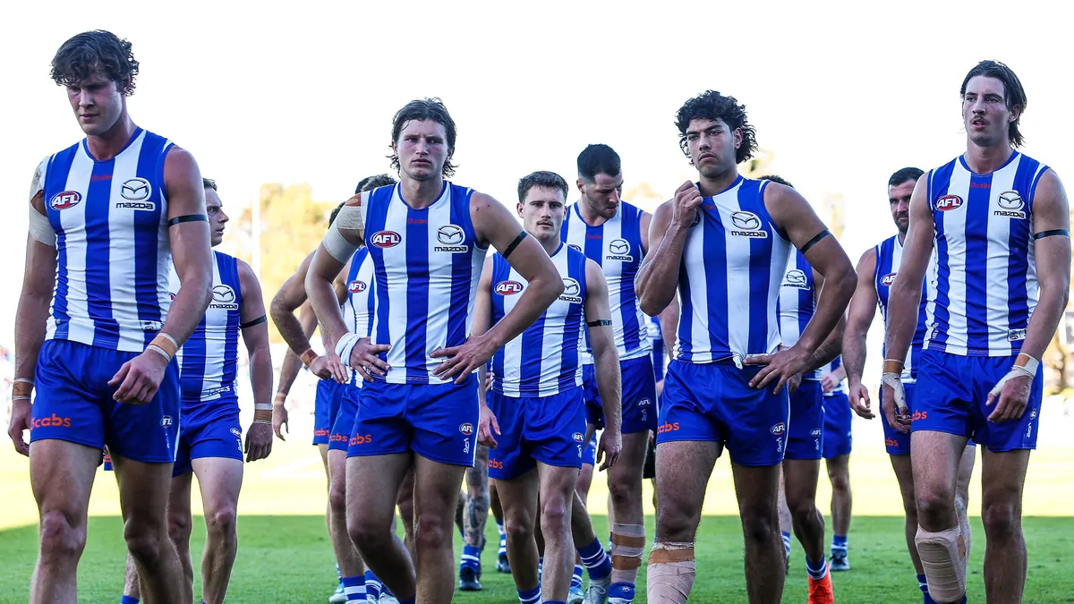 North Melbourne cut off player access to media after ‘shame’ of Fremantle Dockers hammering in Bunbury North Melbourne cut off player access to media after ‘shame’ of Fremantle Dockers hammering in Bunbury