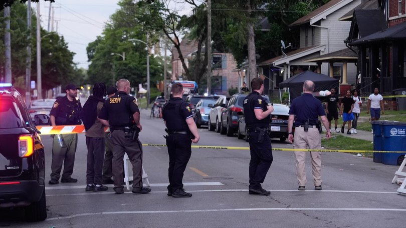 A shooting near a community festival in Toledo, Ohio, has left at least 12 people injured. (AP PHOTO)