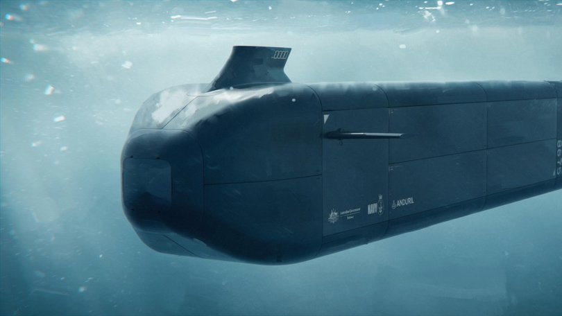 Senator Shoebridge said Australia’s should have a mix of manned and unmanned platforms, including the Ghost Shark (pictured). Picture: NewsWire handout