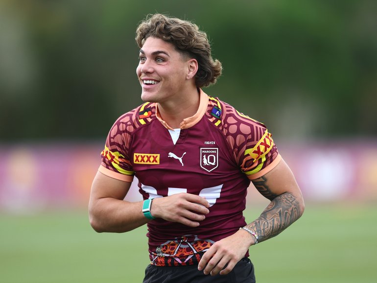 Reece Walsh is back in the Maroons Origin squad.