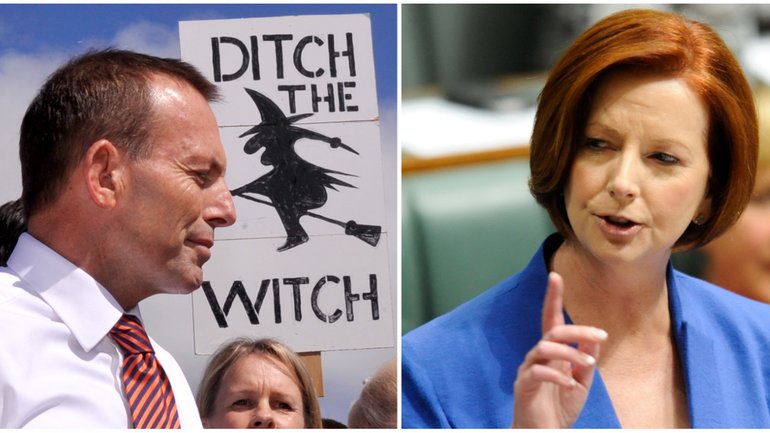 Julia Gillard has responded to a new ‘ditch the witch’ campaign. 