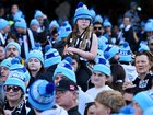 Crowds take part in FightMND Big Freeze 12 ahead of the round 13 AFL match between Collingwood and Melbourne.