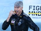 Dale Thomas went down the Big Freeze slide as his former coach Mick Malthouse.