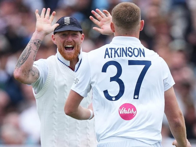 Ben Stokes and Gus Atkinson are being probed for a nightclub incident after the Lord's Test win. (AP PHOTO)