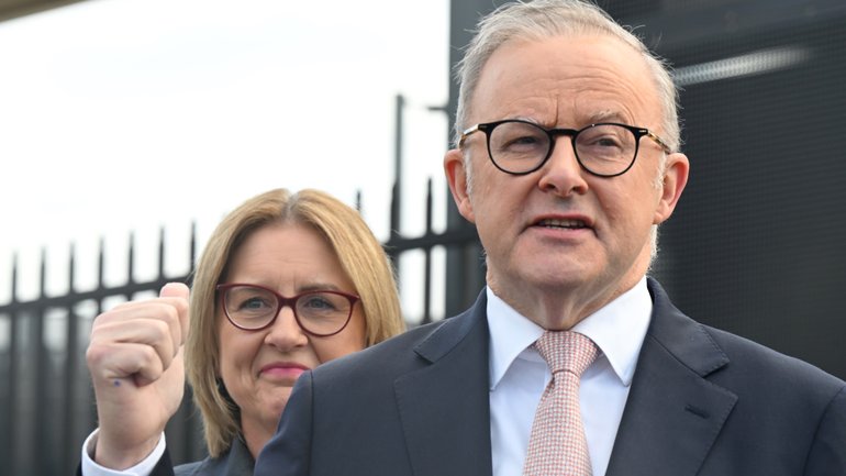 Prime Minister Anthony Albanese says Victorian Premier Jacinta Allan is ‘absolutey’ the best person to run Victoria as One Nation’s support soars in the state.