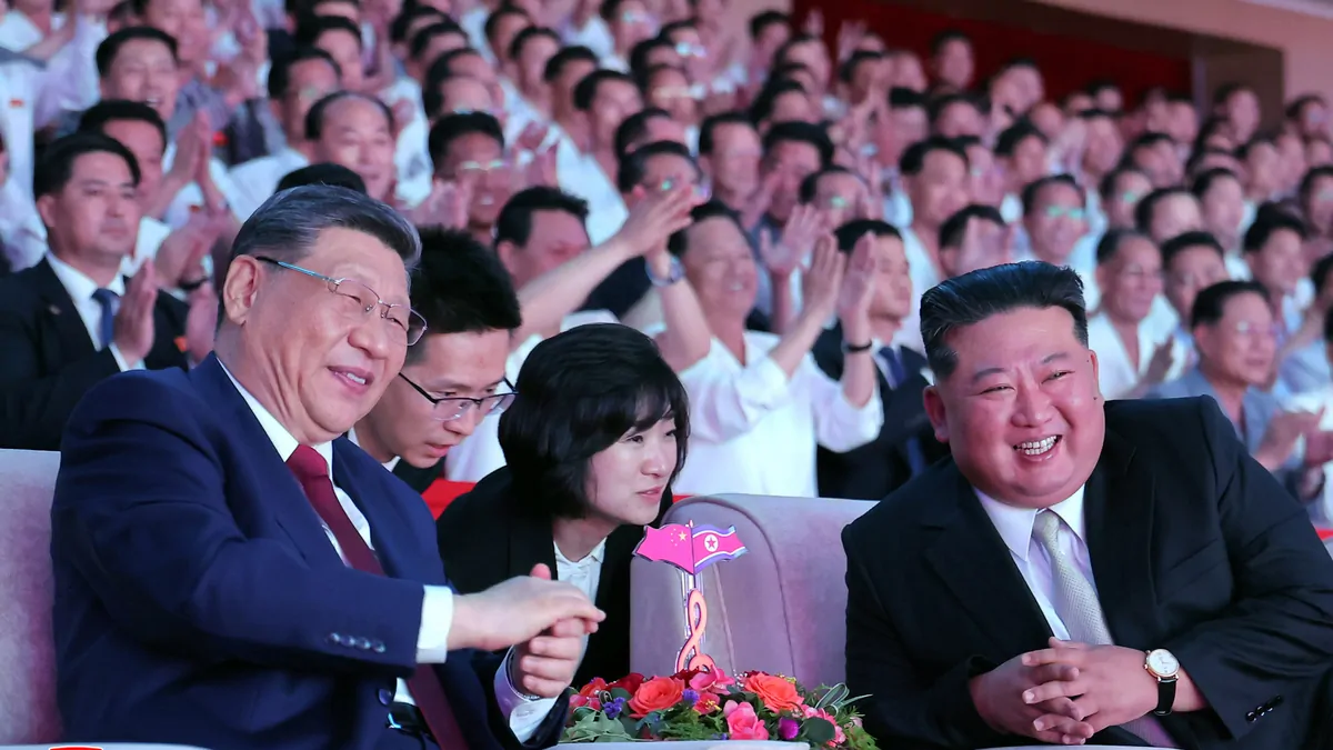 Chinese leader Xi Jinping makes rare trip to North Korea in show of unity to forge new era of co-operation