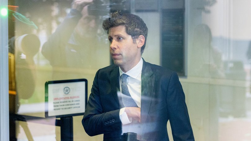 OpenAI’s chief executive Sam Altman at the Ronald V. Dellums U.S. Courthouse for the Musk v. OpenAI trail in May.