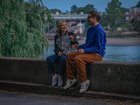 Jemaine Clement and Nicola Walker in Alice And Steve, which is streaming now on Disney Plus.