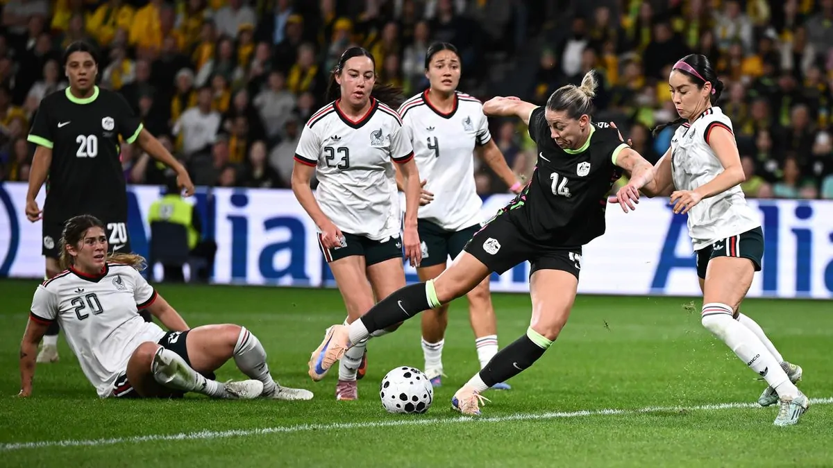 Veteran duo score as Matildas sink Mexico in friendly Veteran duo score as Matildas sink Mexico in friendly