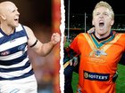 Gary Ablett Jnr and Dustin Flecther have been inducted into the Australia Football Hall of Fame