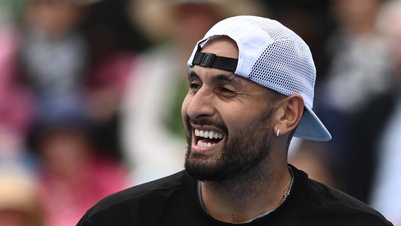 Nick Kyrgios is happy to be back in action and winning after four years of injury problems. (Joel Carrett/AAP PHOTOS)