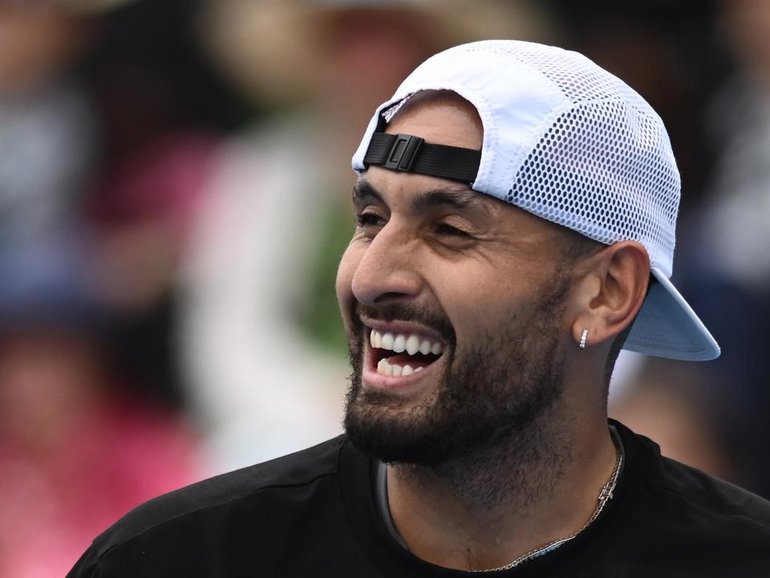 Nick Kyrgios is happy to be back in action and winning after four years of injury problems. (Joel Carrett/AAP PHOTOS)