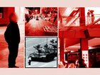 Photographs of the Perth vigil and, inset, an unknown man stands front of tanks in Tiananmen Square in 1989.