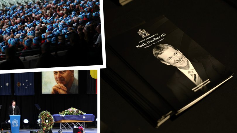 Neale Daniher farewelled in emotional state funeral