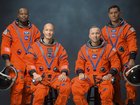 Members of the Artemis III crew, from left, Andre Douglas, Luca Parmitano, Randy Bresnik and Frank Rubio.