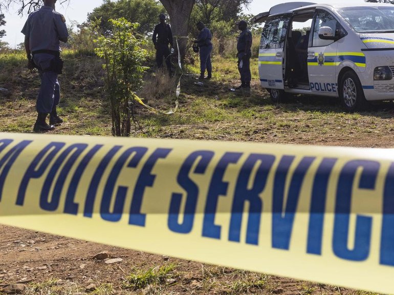 South African police are searching for a gang of shooters who opened fire at an informal settlement. (EPA PHOTO)
