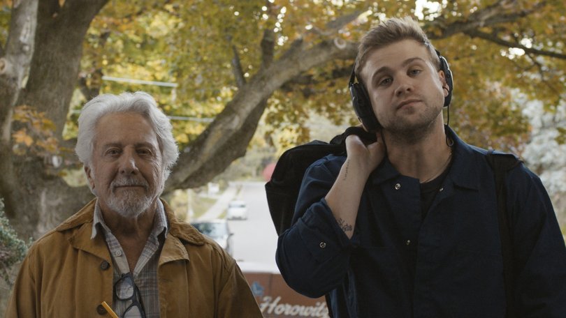 Tuner stars Dustin Hoffman and Leo Woodall.