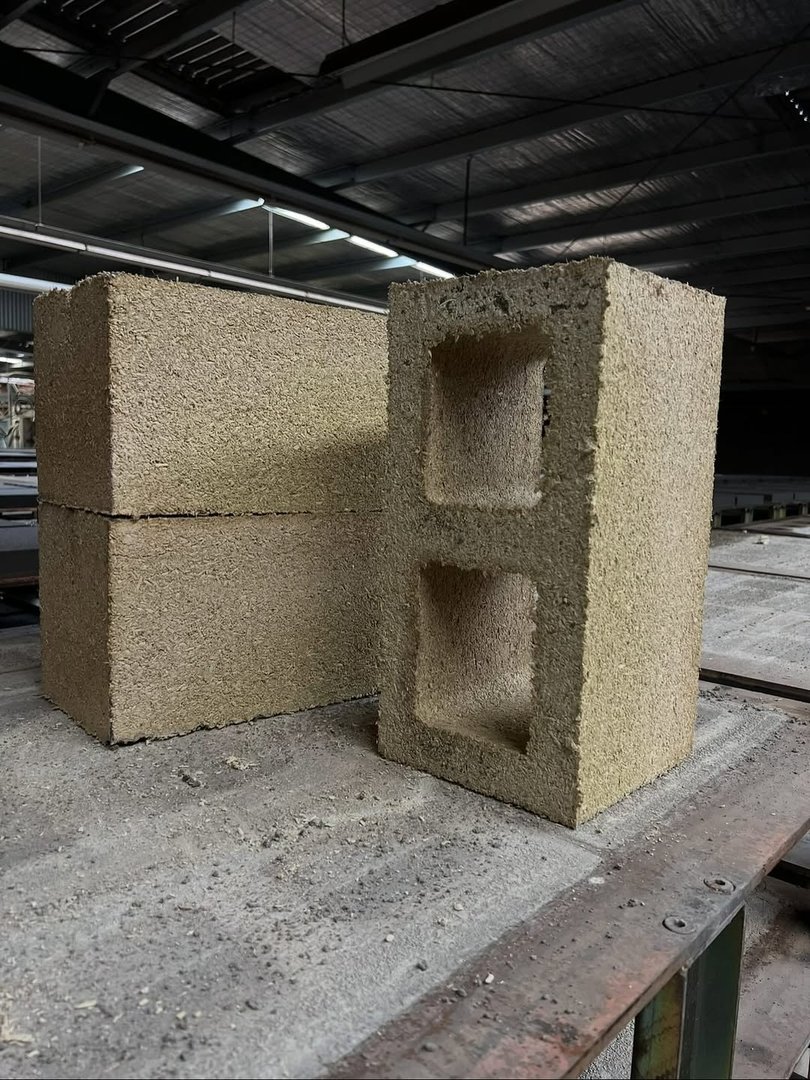 Hemp blocks are naturally fire resistant, according to Joost Bakker.