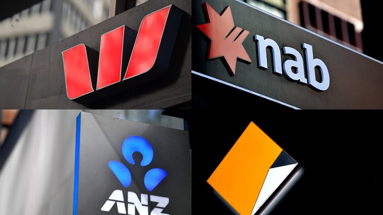 Profit forecasts for the big four banks have been cut, a move tied to slowing home loan growth.