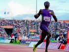 Australia's Gout Gout finished sixth in the 200m final at the Bislett Games in Oslo. (AP PHOTO)