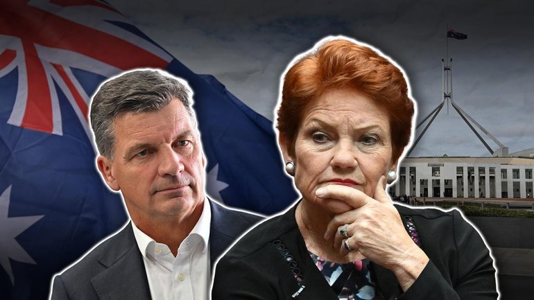 Liberal Leader Angus Taylor is wary about doing a deal with Pauline Hanson's One Nation. 