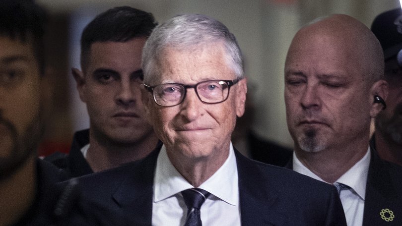 Bill Gates, the co-founder of Microsoft, arrives on Capitol Hill to testify privately before the House Oversight Committee.