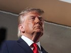 USPresident Donald Trump watches the start of Game 3 of the NBA Finals  at Madison Square Garden.