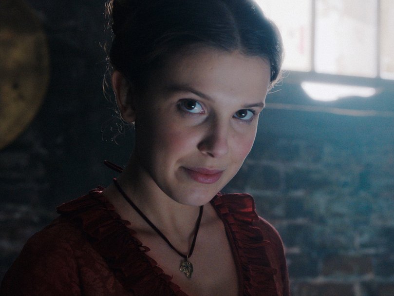 Enola Holmes stars Millie Bobby Brown.