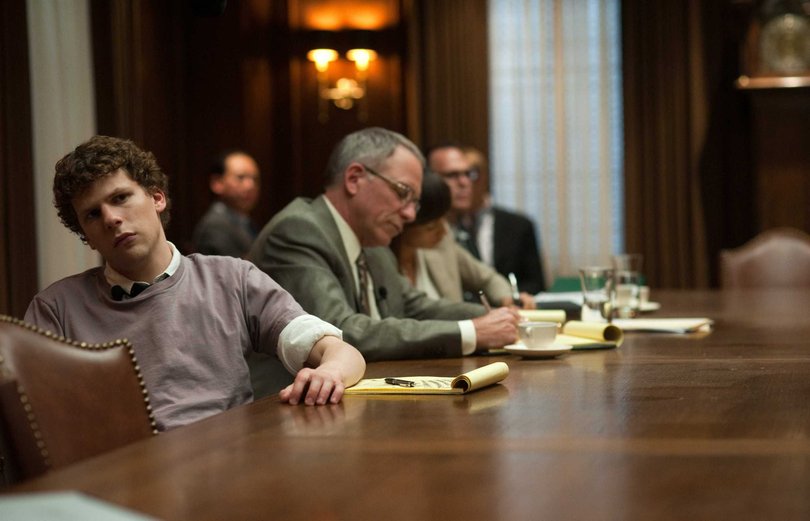 Jesse Eisenberg stars as Mark Zuckerberg in The Social Network.