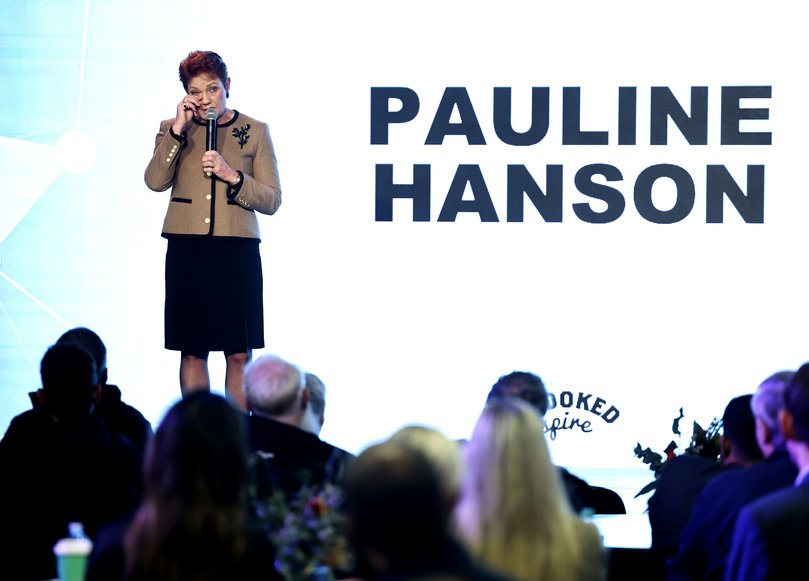 Ms Hanson flew into Perth on Wednesday.