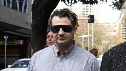 Anthony Koletti is facing court accused of knocking over a 73-year-old woman walking her dog. (Dean Sewell/AAP PHOTOS)