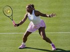 Serena Williams in action at the Queen's Club in London on Tuesday.
