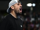 Nick Kyrgios had plenty to say to the umpire on his way to defeat in Stuttgart. (Joel Carrett/AAP PHOTOS)