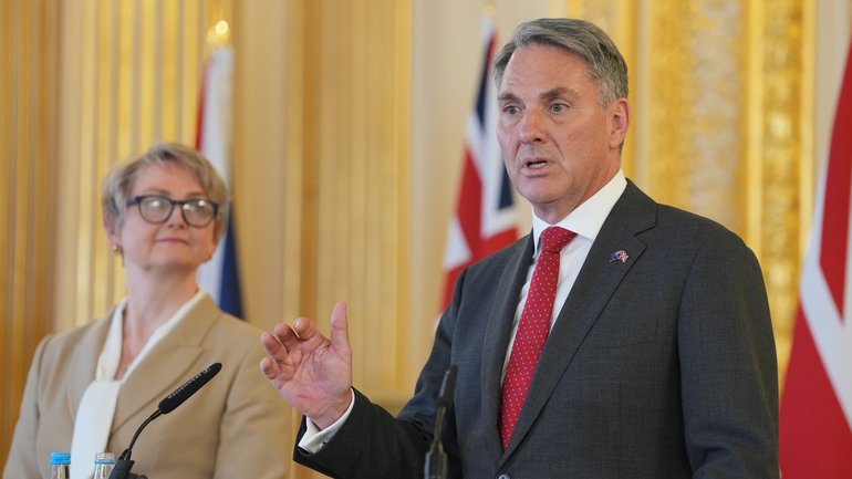 Defence Minister Richard Marles was stood up after his UK counterpart quit.