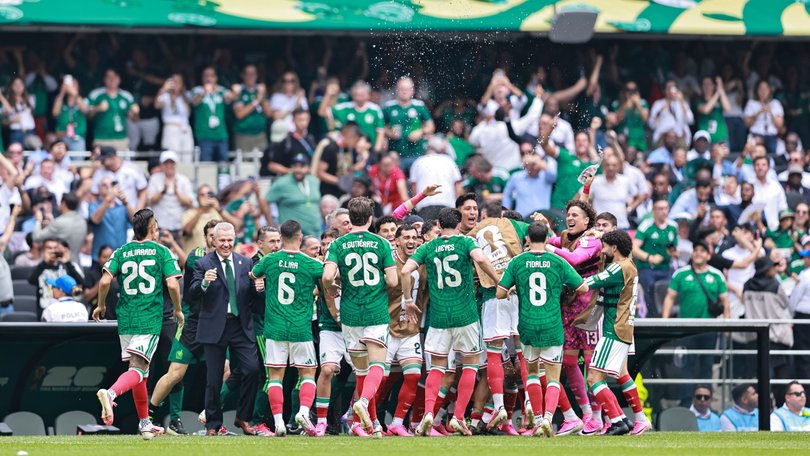 Despite all the drama, fans and players were able to celebrate Mexico’s victory.