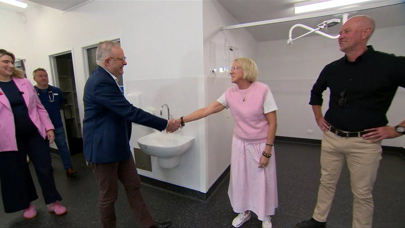 Prime Minister Anthony Albanese toured a Medicare Urgent Care Clinic in Caloundra.