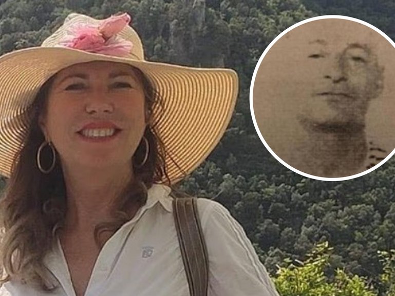 Cinzia Dal Pino was caught on CCTV mowing down Noureddine 'Said' Mezgui, inset.