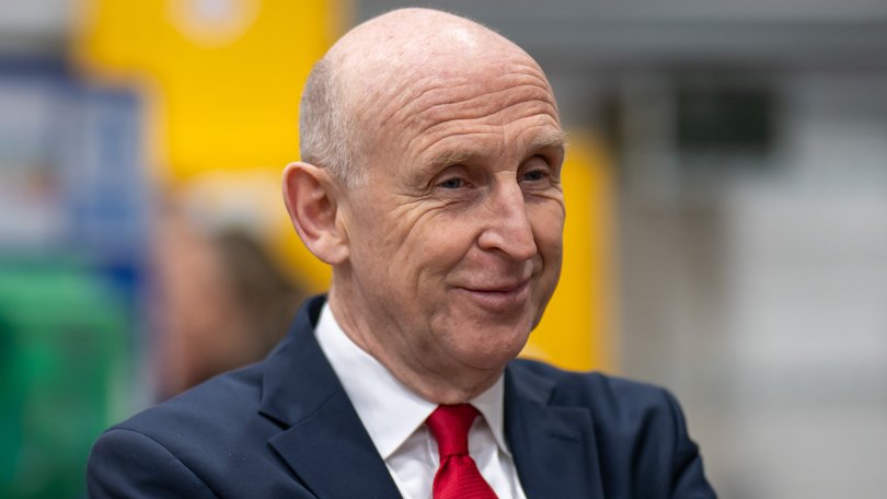 John Healey has resigned as UK Defence Secretary.