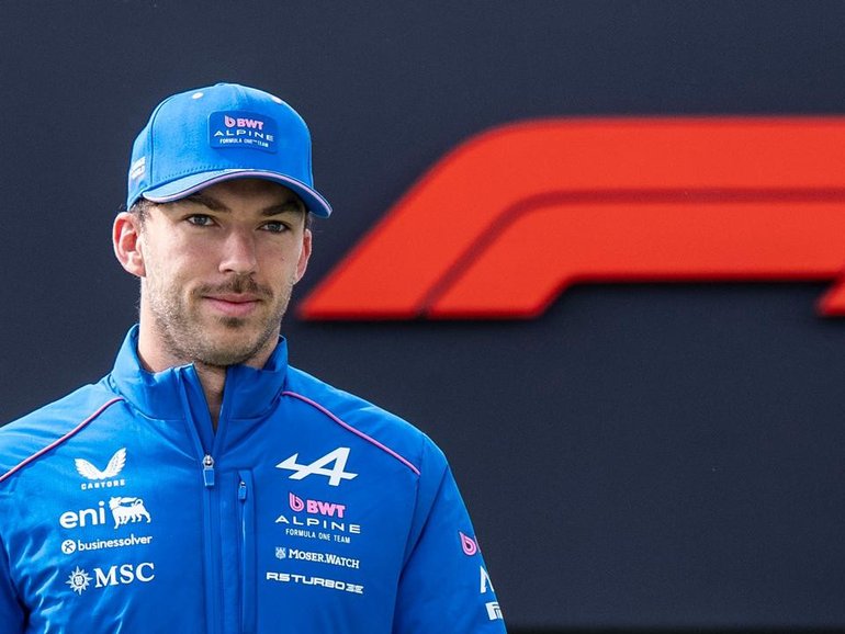 Alpine driver Pierre Gasly (AP PHOTO)