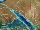Heavy rainfall across South Australia moving eastwards on Saturday. BOM